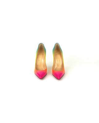 Pigalle Follies Rainbow Patent Leather Pumps