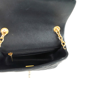 Mini Heart and Pearl Charm Flap Bag