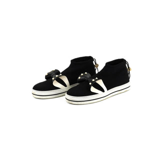 Neoprene Bow Sneakers