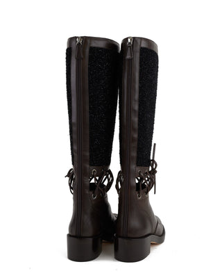 2016 Interlocking CC Logo Riding Boots