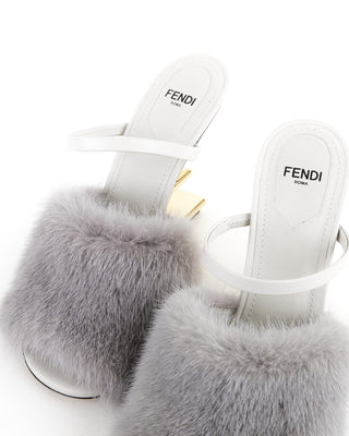 Fur Leather Trim Slides