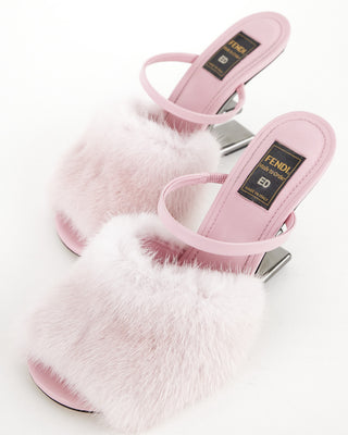 Fur Leather Trim Slides