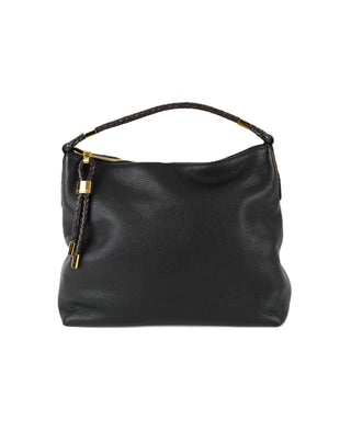 Lexington Large Pebbled Leather Shoulder Bag