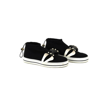 Neoprene Bow Sneakers