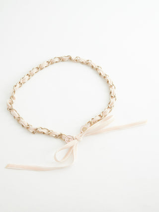 Woven Ribbon Necklace